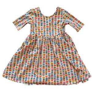 Hanna Andersson | Floral Skater Dress 6-7 YR